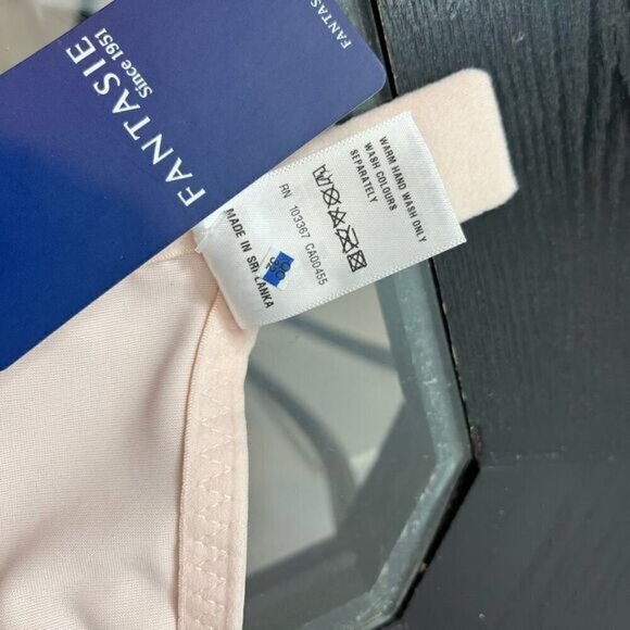 Fantasie Illusion Bra Women’s Size 34D Wide Wired Side Support Lace NWT Pink - Picture 10 of 11